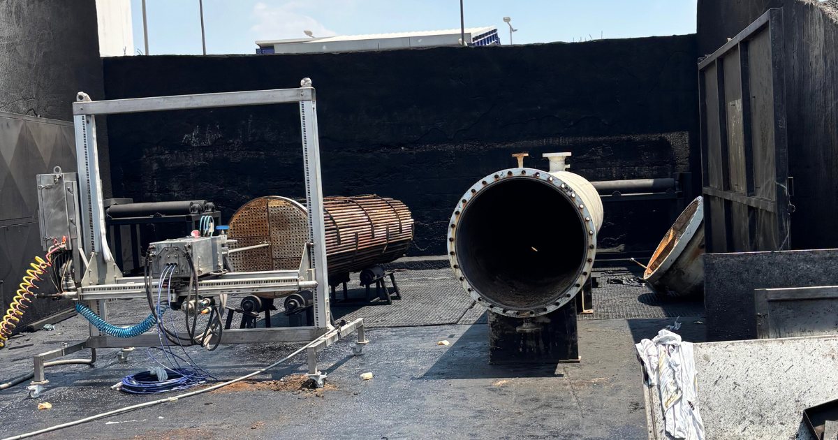 Ρομποτικός Καθαρισμός Εναλλάκτη Θερμότητας